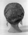 Headdress, silk, glass, cotton, metal, pearls, Russian